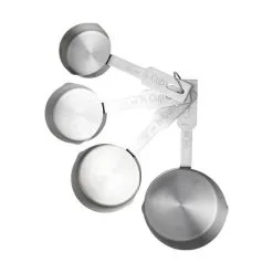 Blomsterbergs Målebægersæt - 4 Dele | Præcist Bageudstyr til Hjemmebagere