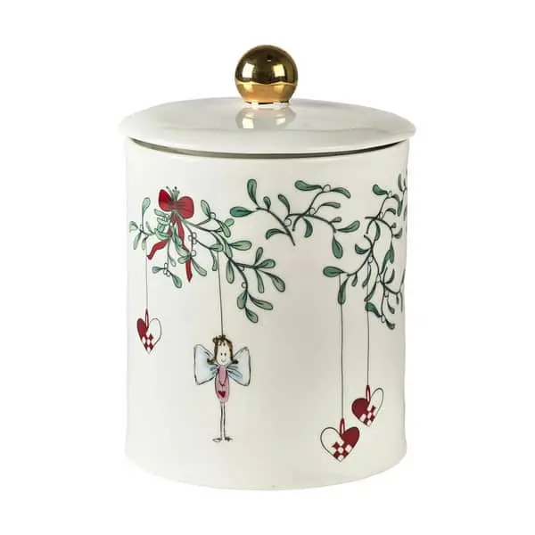 Medusa Copenhagen Jingle Bells Krukke M. Låg - Opbevaringskrukke til Mad og Organisering 3 Medusa Copenhagen Jingle Bells Krukke M. Låg - Opbevaringskrukke til Mad og Organisering