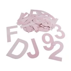 By Ditte Julie Tal Og Bogstavsskabelonsæt - 39 Dele | Bageudstyr til Kagedekoration