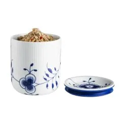 Royal Copenhagen Blå Mega Riflet Krukke - Elegant Opbevaring og Organisering -Møbelbutik 3990 520fcf6d a592 48d4 929d d28f8de292b7