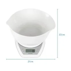 Salter Digital Køkkenvægt M. Skål - Præcis Vejning til Bageudstyr -Møbelbutik 3990 5ad6c30b e05d 4e5f 918c c600258eb40b