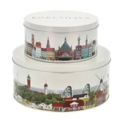 Møbelbutik 13 Martin Schwartz Kagedåsesæt - 2 Stk. | Premium Madopbevaring