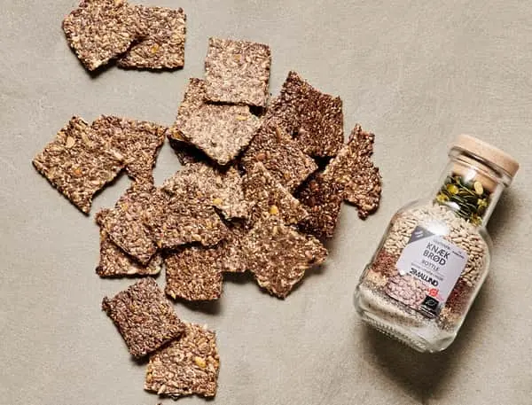 MALUUND Glutenfri Knækbrød Bottle Mini - Sundt og Lækkert Knækbrød uden Gluten 4 MALUUND Glutenfri Knækbrød Bottle Mini - Sundt og Lækkert Knækbrød uden Gluten - Billede 2
