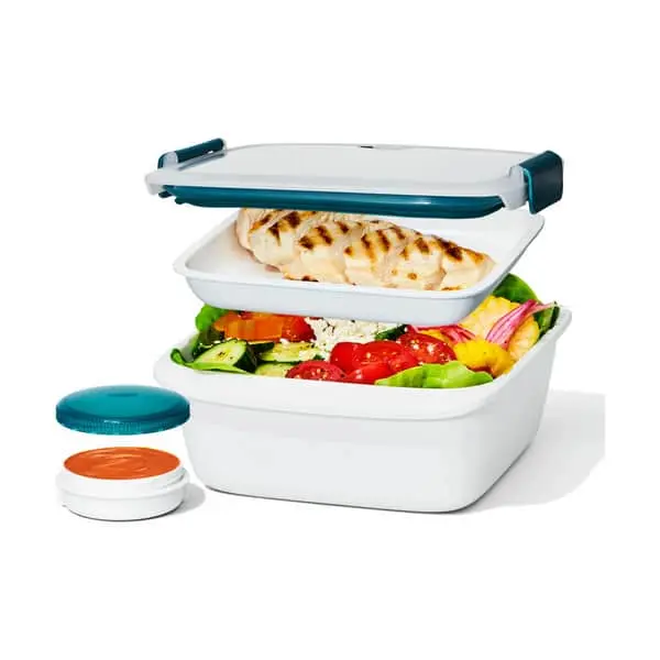 OXO Prep & Go Salatbeholder - Praktisk madkasse til frisk salat og madopbevaring 7 OXO Prep & Go Salatbeholder - Praktisk madkasse til frisk salat og madopbevaring - Billede 5