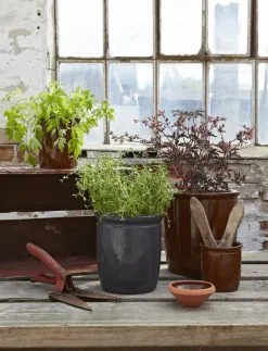 Knabstrup Keramik Syltekrukke - Elegant Opbevaring til Køkkenredskaber og Mad -Møbelbutik 3990 d1990198 229c 4f96 9508 09474e0b8b82