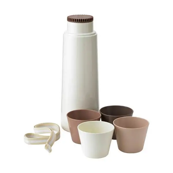 RIG TIG PICNIC Termoflaske med 4 Kopper - Perfekt til madopbevaring på farten 4 RIG TIG PICNIC Termoflaske med 4 Kopper - Perfekt til madopbevaring på farten - Billede 2