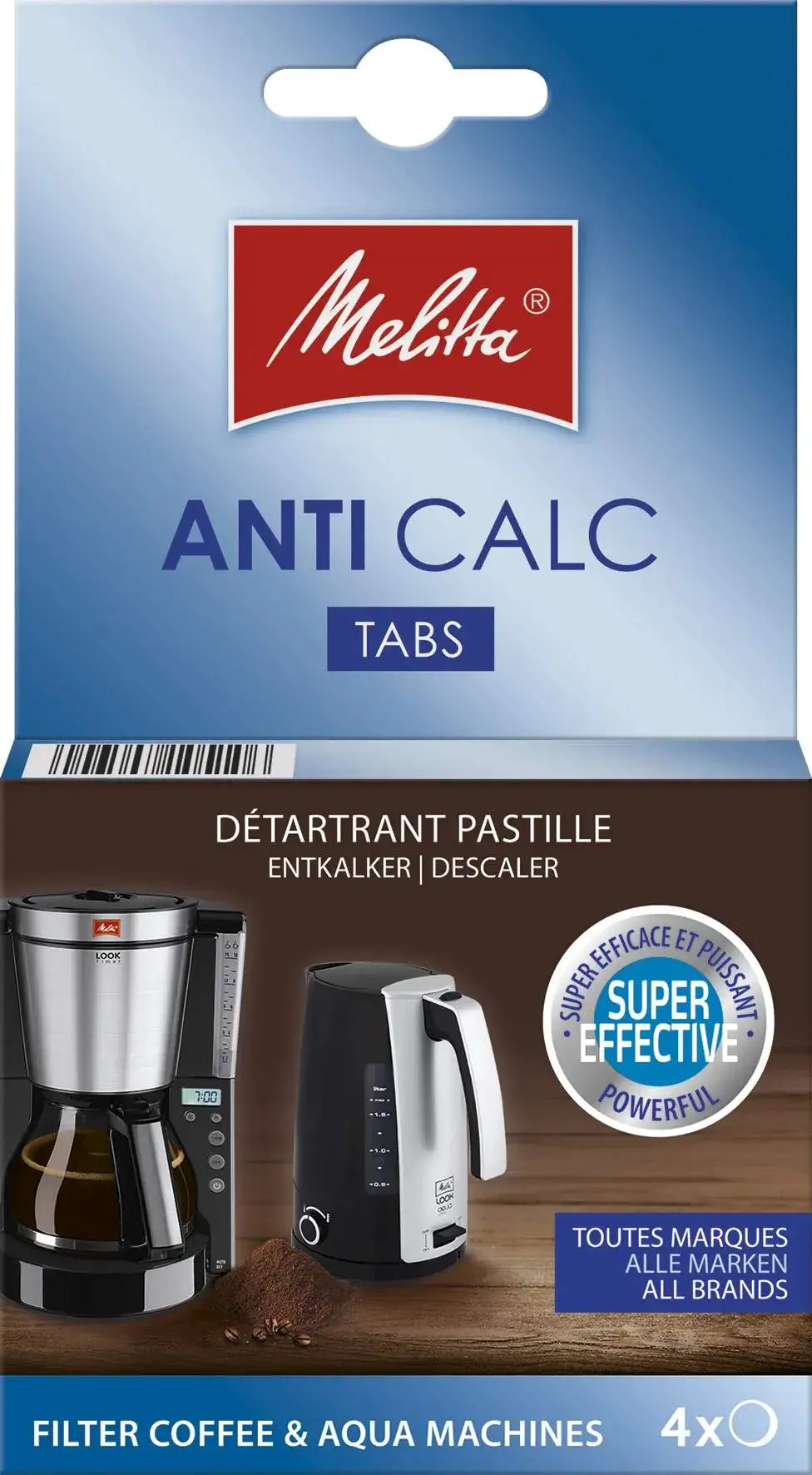 Melitta Afkalkningstabs - 4 Stk. 3 Melitta Afkalkningstabs - 4 Stk.