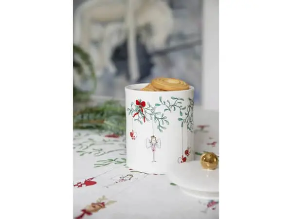 Medusa Copenhagen Jingle Bells Krukke M. Låg - Opbevaringskrukke til Mad og Organisering 4 Medusa Copenhagen Jingle Bells Krukke M. Låg - Opbevaringskrukke til Mad og Organisering - Billede 2