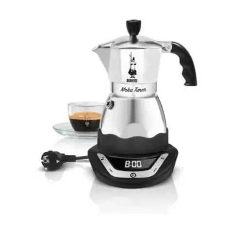 Bialetti Moka Express Espressokande M. Timer 3 Bialetti Moka Express Espressokande M. Timer